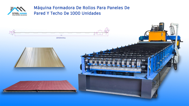 Lebanon Popular High Standard 1000 Wall Panel Roof Sheet Roll Forming Machine