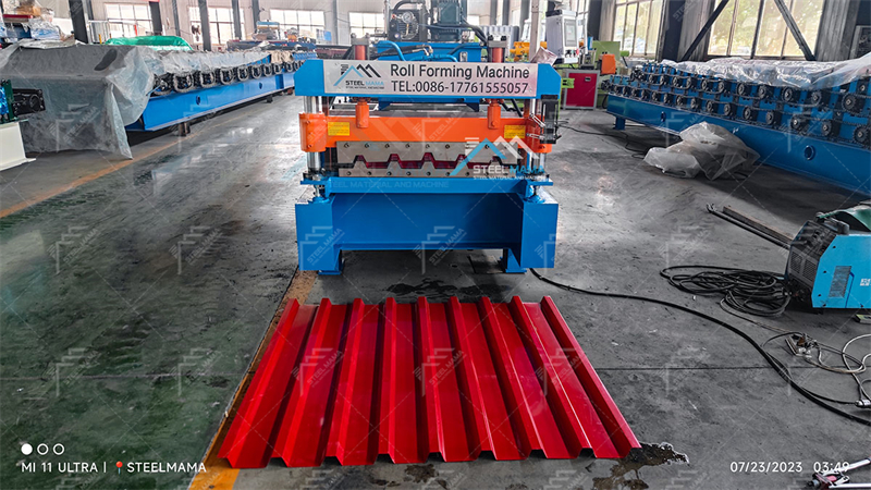 trapezoidal roofing machine