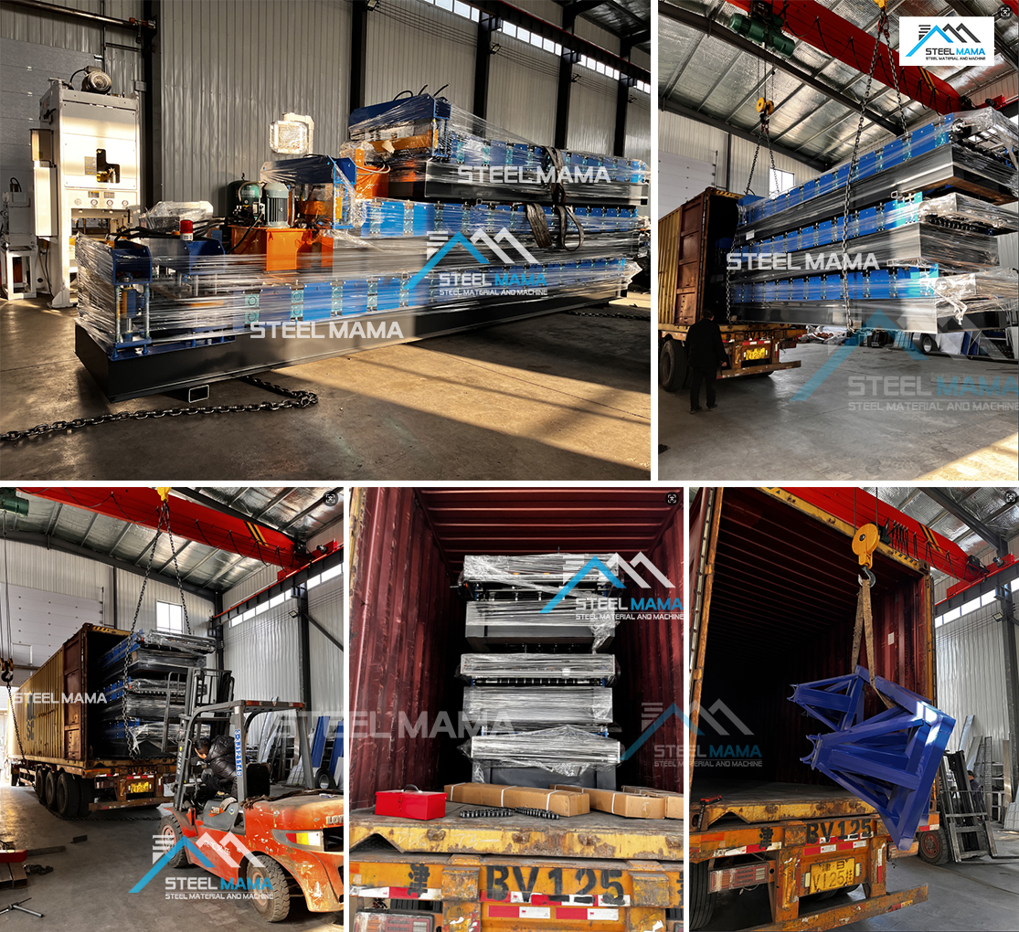 Maquina para fabricar laminas de techo para Bolivia