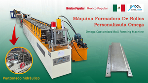 Mexico Popular High-Speed Omega Custom Roll Forming System with Integrated Tooling