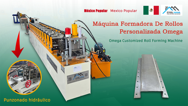 Mexico Popular High-Speed Omega Custom Roll Forming System with Integrated Tooling