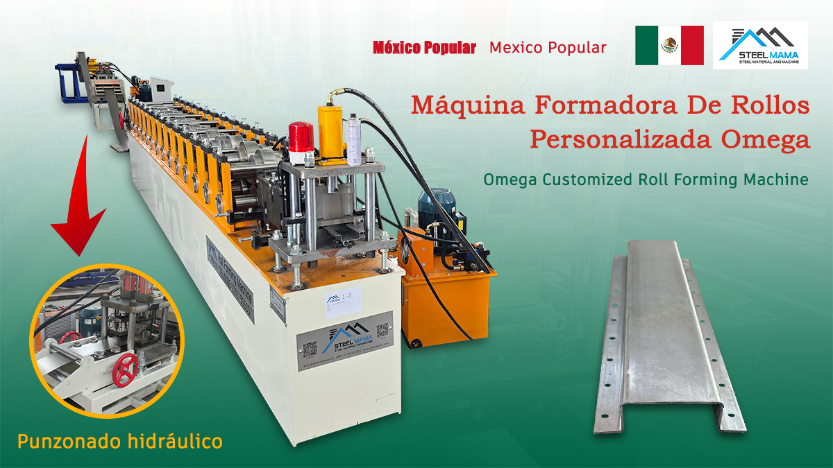 Mexico Popular High-Speed Omega Custom Roll Forming System with Integrated Tooling