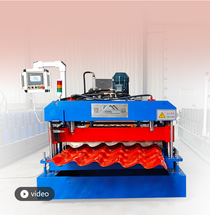 Roof tile panel roll forming machine