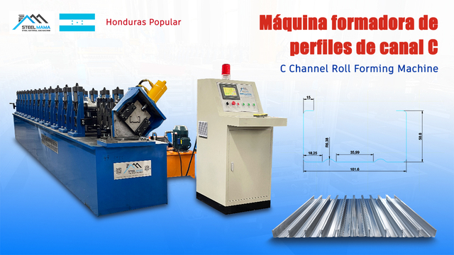 Honduras Popular High Standard C Channel Roll Forming Machine