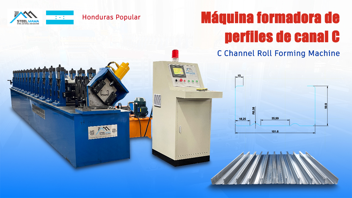 Honduras Popular High Standard C Channel Roll Forming Machine