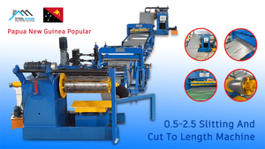Papua New Guinea Popular Full Automatic 0.5-2.5 Slitting And Cut To Length Machine