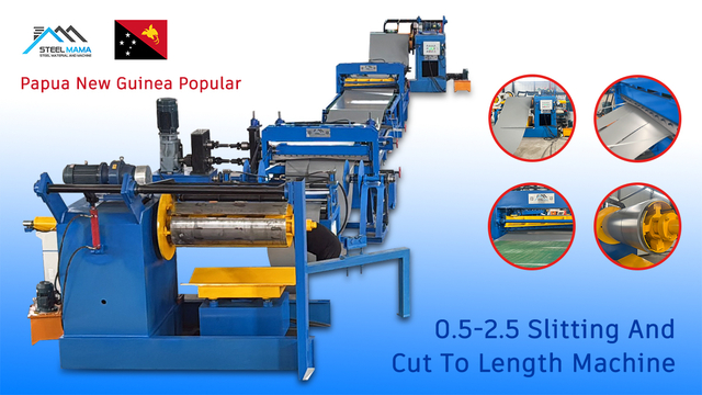 Papua New Guinea Popular Full Automatic 0.5-2.5 Slitting And Cut To Length Machine