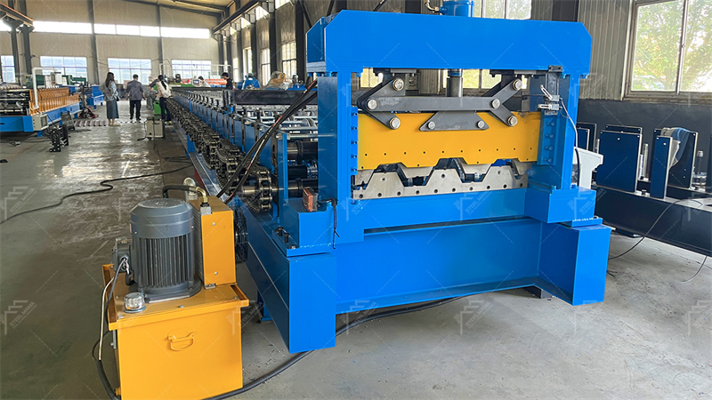 metal floor deck roll forming machine