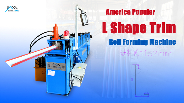 America Popular Full Automatic High Productivity L Shape Trim Roll Forming Machine