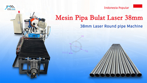 Factory Supply High Standard 38mm Laser Round Pipe Roll Forming Machine for Indonesia