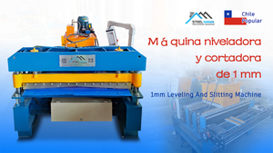 Factory Supply High Stability 1mm Metal Leveling And Slitting Machine for Chile