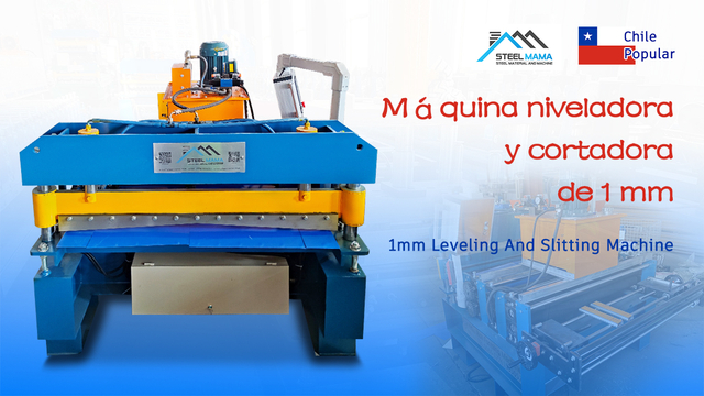 Factory Supply High Stability 1mm Metal Leveling And Slitting Machine for Chile