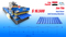 Iraq Popular Full Automatic Metal Glazed Zee Tile Roof Sheet Roll Forming Machine