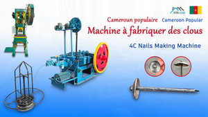 Cameroon Popular Automatic High Speed Stable 4C Nails Making Machine