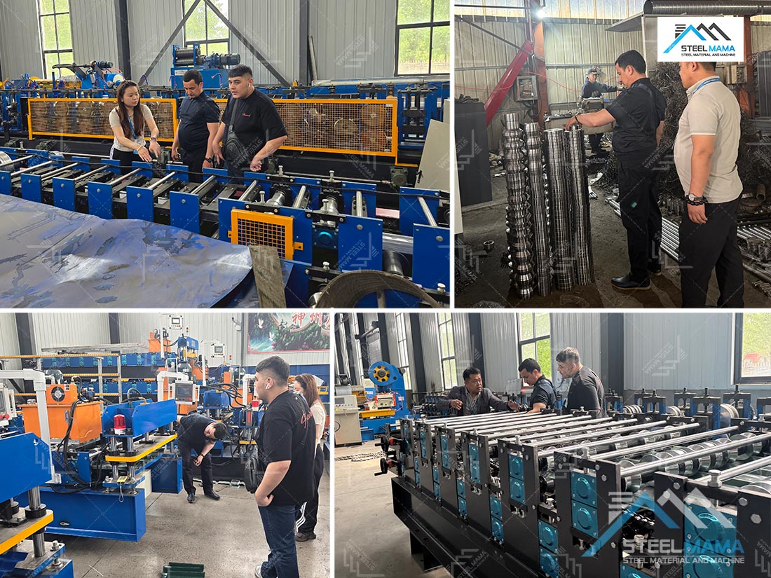 construction use for corrugated iron roofing machine