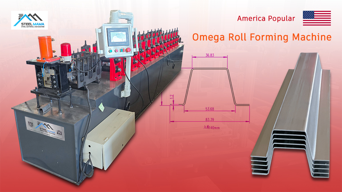 America Popular Factory Direct Sales Omega Roll Forming Machine