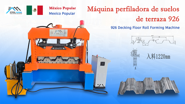 Mexico Popular High Stability Full Automatic 926 Decking Floor Roll Forming Machine