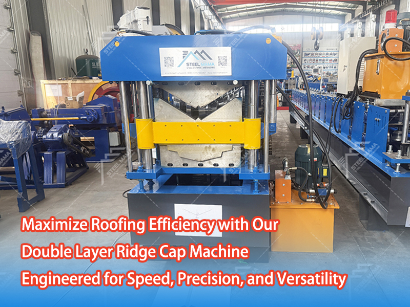 Maximize Roofing Efficiency with Our Double Layer Ridge Cap Machine – Engineered for Speed, Precision, And Versatility